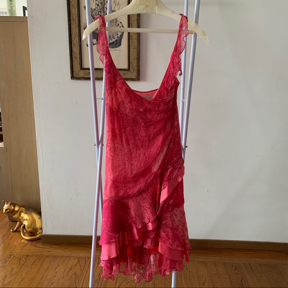 Carlos Miele Silk Breezy Party Dress